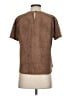 BCBGMAXAZRIA Brown Short Sleeve Top Size S - photo 2