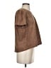 BCBGMAXAZRIA Brown Short Sleeve Top Size S - photo 4