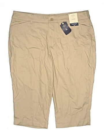 St. John's Bay Khaki Shorts (view 1)