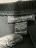 Impressions Solid Black Casual Pants Size L - photo 7