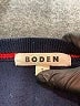 Boden Color Block Blue Pullover Sweater Size M - photo 7