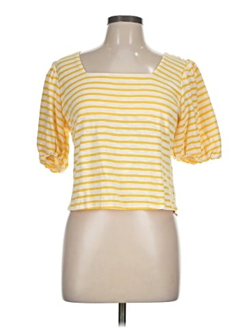 Skies Are Blue Short Sleeve Top (view 1)