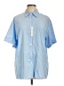 Assorted Brands Blue Short Sleeve Blouse Size L - photo 1