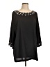 Joan Rivers Black 3/4 Sleeve Blouse Size L - photo 1