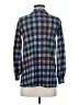 Agnes & Dora Plaid Blue Long Sleeve Blouse Size XS - photo 2