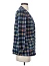 Agnes & Dora Plaid Blue Long Sleeve Blouse Size XS - photo 4