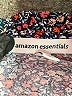 Amazon Essentials 100% Viscose Floral Blue Short Sleeve Blouse Size L - photo 7