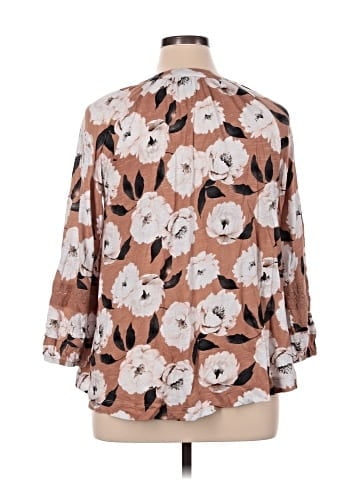 Cato 3/4 Sleeve Blouse (view 2)