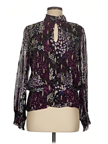 White House Black Market Long Sleeve Blouse (view 1)