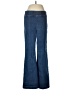 Talbots Chevron-herringbone Blue Jeans Size M (petite) - photo 1