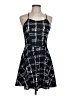 Papaya Argyle Black Casual Dress Size L - photo 1