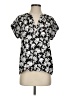 Joie 100% Polyester Black Short Sleeve Blouse Size XS - photo 1