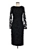Xscape 100% Nylon Solid Black Cocktail Dress Size 8 - photo 1
