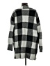 Listicle Checkered-gingham Gray Cardigan Size M - photo 2