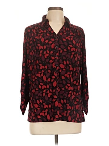 Anne Klein Long Sleeve Blouse (view 1)