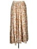 Versona 100% Polyester Paisley Tan Casual Skirt Size L - photo 1