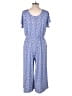 Clara Sun Woo Hearts Blue Jumpsuit Size L - photo 2