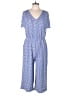 Clara Sun Woo Hearts Blue Jumpsuit Size L - photo 1