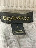 Style&Co 100% Lurex Ivory Sweater Vest Size S - photo 7