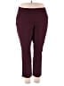 Westbound Solid Burgundy Active Pants Size 22 - photo 1