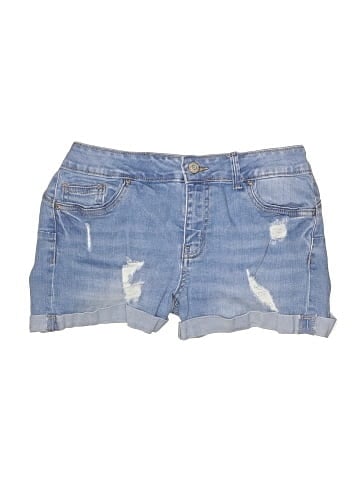 Wax Jean Denim Shorts (view 1)