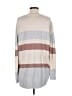 Ann Taylor LOFT Stripes Gray Pullover Sweater Size S - photo 2