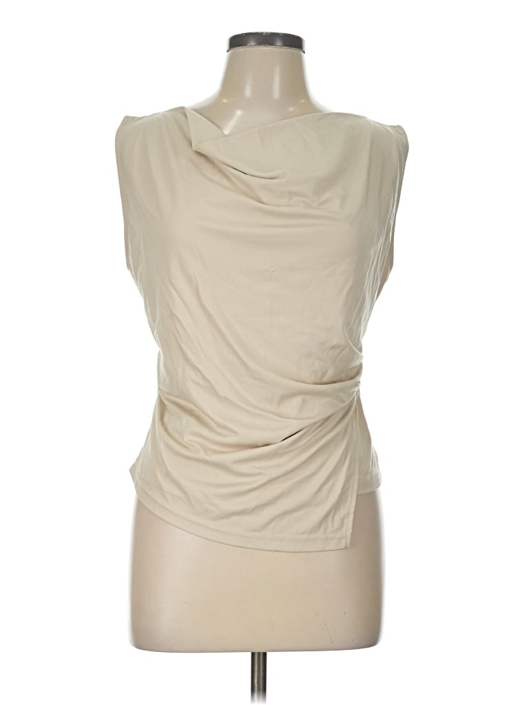 Pre-owned Ogl Sleeveless Blouse In Ivory