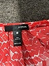 Aqua 100% Polyester Red Sleeveless Blouse Size XS - photo 7
