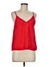 Monteau 100% Polyester Red Sleeveless Top Size M - photo 1