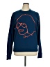 Kenzo 100% Cotton Graphic Blue Sweatshirt Size XL - photo 1