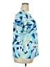 JM Collection Blue Short Sleeve Blouse Size 2X - photo 4
