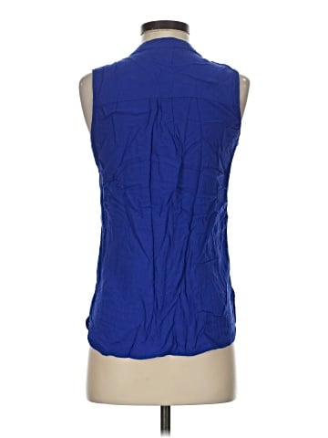 a.n.a. A New Approach Sleeveless Button-Down Shirt (view 2)