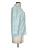 J. McLaughlin Teal 3/4 Sleeve Blouse Size S - photo 4