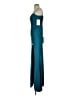 City Studio Solid Teal Cocktail Dress Size M - photo 5