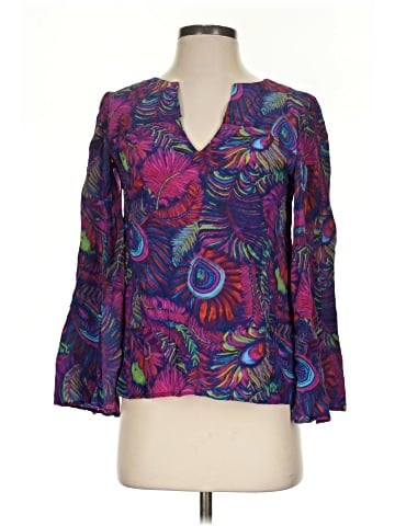 Nanette Lepore 3/4 Sleeve Silk Top (view 1)