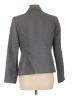 Le Suit 100% Polyester Houndstooth Gray Blazer Size 10 - photo 2