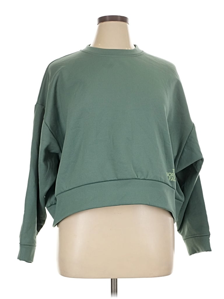 Pre-owned The North Face Sweatshirt In Green