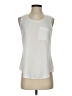 Soprano 100% Polyester White Sleeveless Blouse Size S - photo 1
