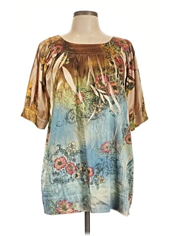 Mushka by Sienna Rose Short Sleeve Blouse (view 1)