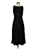 Talbots 100% Polyester Solid Black Cocktail Dress Size 4 - photo 1