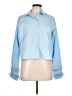 J.Crew Collection Blue Long Sleeve Blouse Size 10 - photo 1
