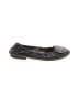 Tahari 100% Leather Floral Black Flats Size 6 1/2 - photo 1