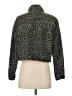 John & Jenn 100% Cotton Animal Print Green Jacket Size S - photo 2
