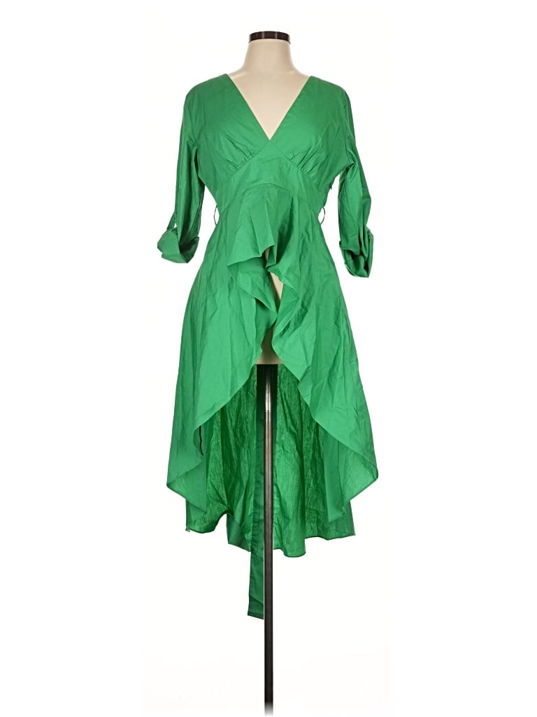 Pre-owned Tea & Cup Kimono In Green