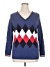 Tommy Hilfiger Argyle Blue Pullover Sweater Size XL - photo 1
