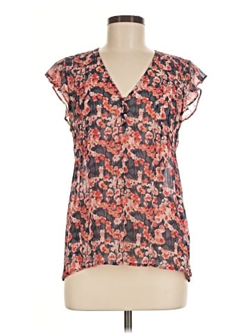 Joie Short Sleeve Silk Top (view 1)