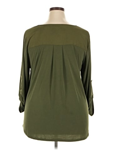 Roz & Ali 3/4 Sleeve Blouse (view 2)