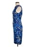 Cache Paisley Blue Cocktail Dress Size 6 - photo 5