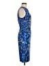 Cache Paisley Blue Cocktail Dress Size 6 - photo 4