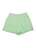 colsie Solid Green Shorts Size S - photo 1